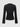 CROSS EMBELLISHED LONG SLEEVE TOP SOLID COLOR