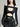 CUT-OUT TOP BLACK LONG SLEEVE SOLID COLOR FASHION TRENDS
