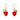 CUTE RASPBERRY DANGLE EARRINGS FOR A PLAYFUL LOOK