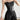 Black Faux Leather Sleeveless Corset Top