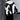Jacket black & white