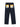 DARK BLUE JEANS WITH GHOST POCKET PRINT POCKET PRINT WASHED JEANS