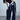 DARK BLUE TRACK PANTS WITH Y2K STRAIGHT LEG FIT