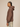 DARK BROWN OVERSIZED LUXURY COMFORT SWEATSHIRT WITH 777 GRAPHIC