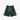 DARK GREEN ATHLETIC SHORTS WITH CREAM STRIPE FOR LUXURY STREETWEAR
