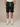 DARK GREEN ATHLETIC SHORTS WITH CREAM STRIPE FOR LUXURY STREETWEAR - XL (W36) - Sweetheart Supplies