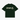 DARK GREEN OVERSIZED T-SHIRT WITH STAFF TEXT