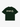 DARK GREEN OVERSIZED T-SHIRT WITH STAFF TEXT