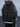 DARK OVERSIZE ACID-WASH ZIP-UP HOODIE - OVERSIZE WASHED ZIP DESIGN