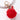 DECORATIVE RING BUCKLE VALENTINE’S DAY PLUSH KEY RING ACCESSORY