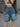 DENIM BERMUDA SHORTS WITH ADJUSTABLE BUTTON WAISTBAND