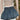 Denim Blue Jean Skirts Shorts Streetwear Y2k