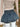 Denim Blue Jean Skirts Shorts Streetwear Y2k