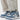 DENIM BLUE Y2K SNEAKERS WITH WHITE STAR