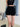 DENIM JACKET AND HIGH-WAISTED DENIM SHORTS CASUAL SET