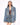 DENIM JACKET AND SKIRT SET BLUE VINTAGE OVERSIZE DISTRESSED