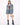 DENIM JACKET AND SKIRT SET BLUE VINTAGE OVERSIZE DISTRESSED