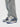 DENIM ROUND TOE HIGH SNEAKERS WITH WHITE ACCENTS