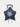 DENIM STAR HALTER TOP FRAYED EDGE Y2K FASHION