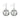 DISCO BALL EARRINGS PAIR FOR PARTY JEWELRY ACCESSORY