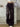 DISTRESSED BLACK CARGO JEANS LOOSE FIT COTTON BLEND