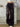 DISTRESSED BLACK CARGO JEANS LOOSE FIT COTTON BLEND
