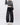 DISTRESSED BLACK STAR-PATCHED JEANS FOR MEN