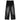 DISTRESSED BLACK STAR-PATCHED JEANS FOR MEN