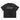 DISTRESSED BLACK T-SHIRT WITH METALLIC GRAPHIC - PUNK PERSONALITY DESIGN