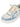 DISTRESSED BLUE AND WHITE SNEAKERS CASUAL FOOTWEAR FOR EVERYDAY