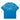 DISTRESSED BLUE T-SHIRT WITH LOOSE FIT SHORT SLEEVE AND ROUND COLLAR