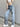 DISTRESSED BOYFRIEND JEANS WITH PATCHES FADED BOYFRIEND JEANS
