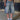 DISTRESSED DENIM BERMUDA SHORTS FOR WOMEN