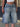 DISTRESSED DENIM BERMUDA SHORTS FOR WOMEN