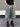 DISTRESSED DENIM CULOTTES: COLOR BLOCK STREET STYLE
