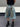 DISTRESSED DENIM CULOTTES: COLOR BLOCK STREET STYLE