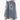 DISTRESSED DENIM CULOTTES LOOSE FIT THREE-QUARTER LENGTH