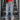 DISTRESSED DENIM JEANS WITH PATCHES - FADED BOYFRIEND LOOSE FIT