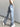 DISTRESSED DENIM JEANS WITH PATCHES - FADED BOYFRIEND LOOSE FIT