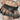 DISTRESSED DENIM PLEATED MINI SKIRT WITH BELT - MINI DENIM SKIRT