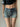 DISTRESSED DENIM SHORTS UPCYCLE SLIM RIPPED HOTPANTS