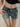 DISTRESSED DENIM SHORTS UPCYCLE SLIM RIPPED HOTPANTS