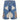 DISTRESSED DENIM SHORTS WITH PATCHES - LOOSE FIT, SHORT LENGTH