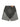 DISTRESSED GRAY DENIM SHORTS STRAIGHT LEG STYLE