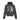 DISTRESSED GRAY HOODED TERRY CLOTH HOODIE WITH COLORFUL GRAPHICS