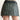 DISTRESSED GRAY MINI SKIRT WITH POCKETS AND BELT FOR WOMEN