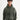 DISTRESSED GREEN HOODIE WITH HOODED COLLAR STYLE AND LOOSE FIT