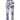 DISTRESSED JEANS WITH MID WAIST TIE DYE DESIGN