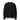 DISTRESSED KNIT SWEATER - BLACK QUARTER ZIP WITH DISTRESSED DETAIL