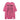 DISTRESSED PINK SHORT SLEEVE T-SHIRT WITH SPINE AND WING GRAPHIC CASUAL VINTAGE